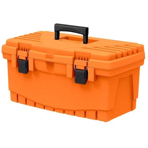 orange metal tool box|orange tool box for truck.